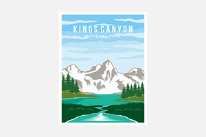 Kings Canyon National Park Poster