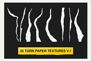 Torn Paper Textures & Ripped Mockups, a Texture Graphic by Gravito (Thumbnail 6 of 9)