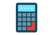 Calculator Flat Icon, a Duotone Icon by Pexelpy (Thumbnail 1 of 2)