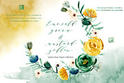 Emerald green & mustard yellow, an Illustration by LABFcreations (Thumbnail 1 of 10)