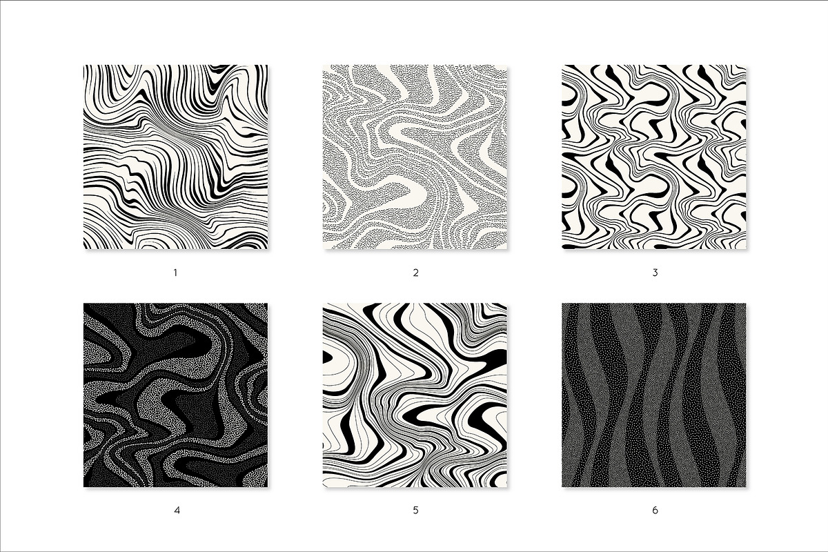 Spotty Waves | Seamless Patterns Set, a Pattern Graphic by Curly_Pat (Photo 2 of 7)