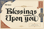 Braewick - Medieval Display Font, a Serif Font by PaperMoon (Thumbnail 10 of 14)