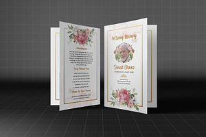 Funeral Program Template Printable