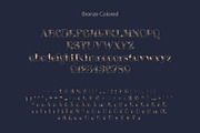 Bronze font, a Serif Font by kaer_shop (Thumbnail 6 of 9)
