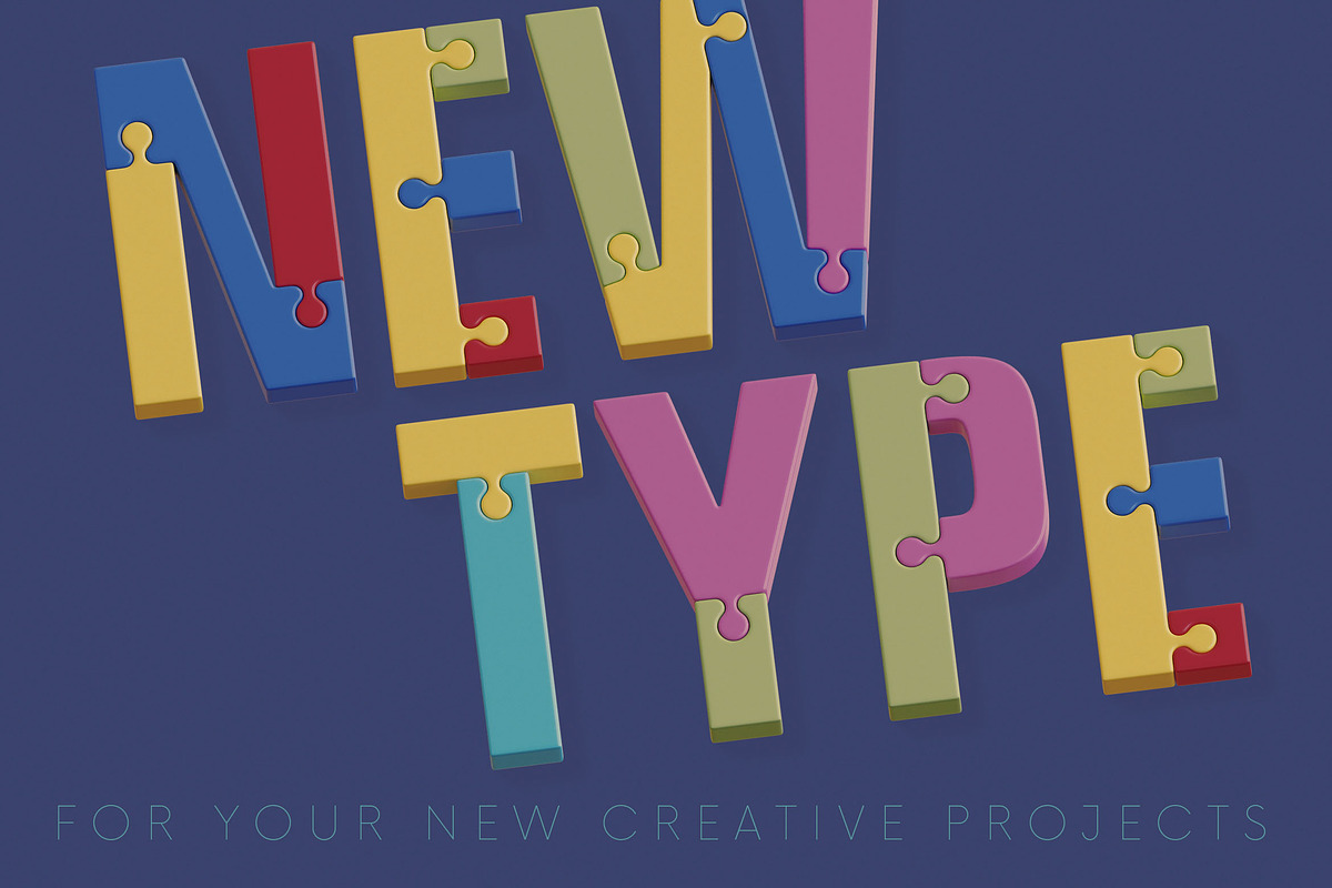 Color Puzzle - 3D Lettering, a Graphic by MIIM (Photo 5 of 8)