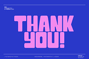 Blur - Futuristic Display Font, a Sans Serif Font by HRDR (Thumbnail 9 of 9)