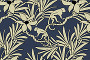 Tropical Monkey jungle foliage leave, a Pattern Graphic by Nocito Design (Thumbnail 4 of 6)