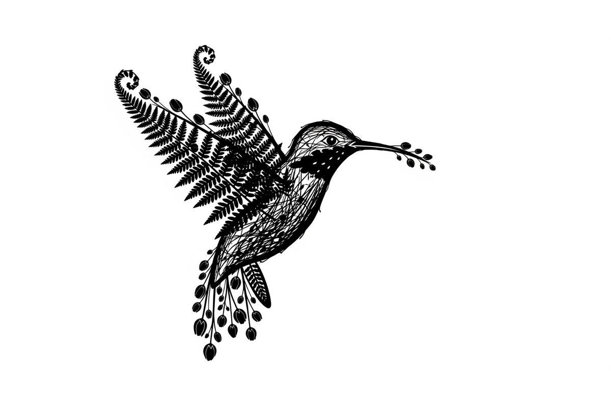 Decorative Floral Hummingbird Bundle, an Illustration by jahid234 (Photo 12 of 31)