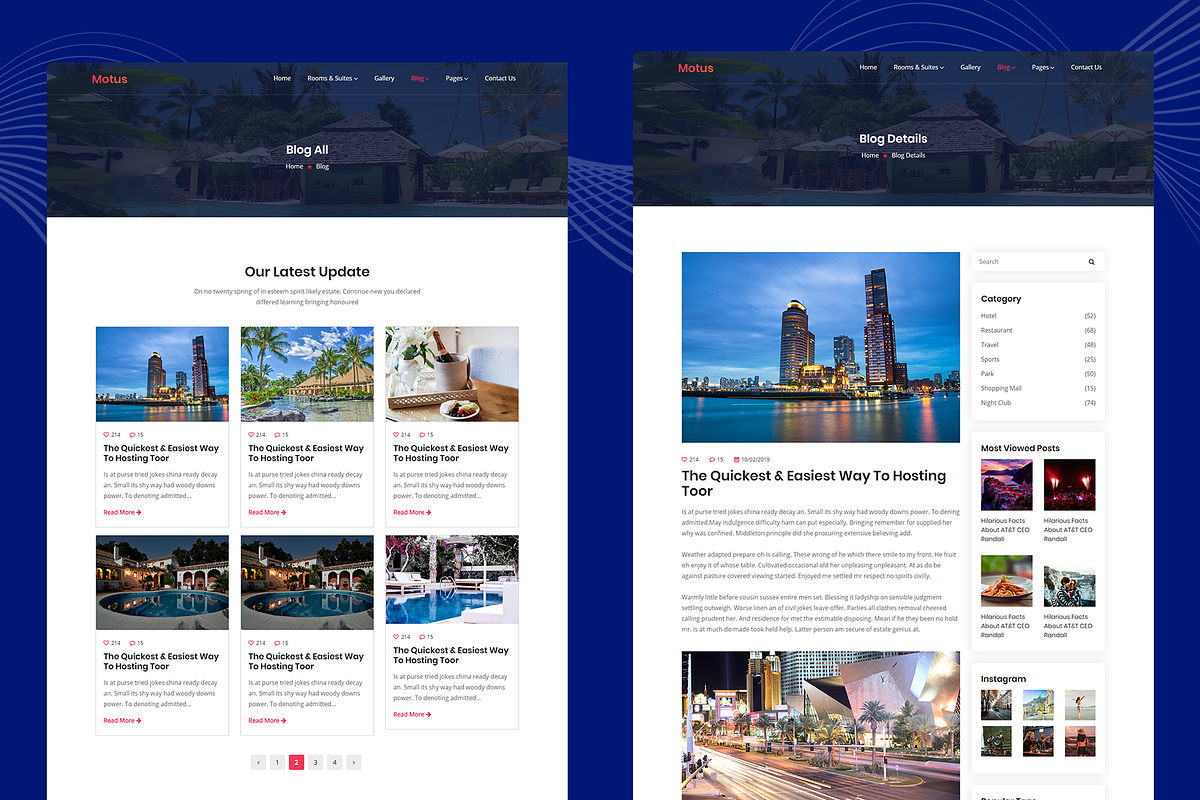 Motus - Hotel Business HTML Template, a HTML Template by THESOFTKING (Photo 3 of 3)