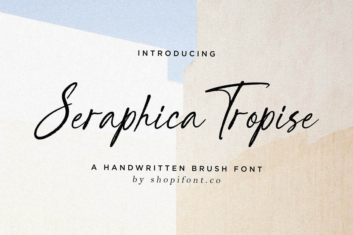 Seraphica Tropise, a Script Font by Shopifont.co (Photo 13 of 13)