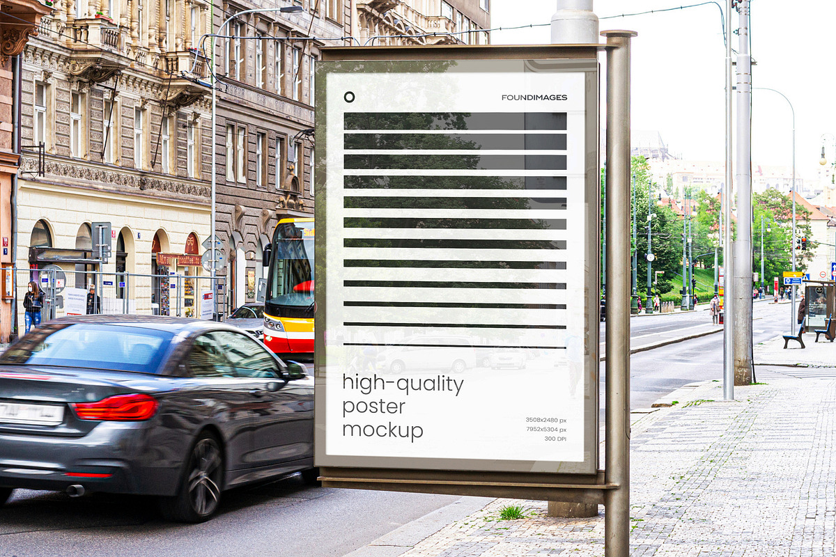 Urban Poster Mockup Template Bundle, an Advertising Mockup by FoundImages (Photo 43 of 52)