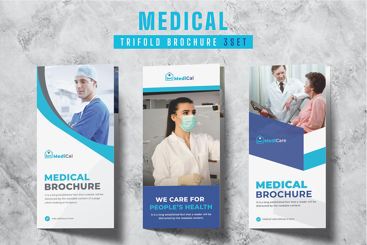 Medical Trifold Brochure Bundle, a Brochure Template by Uiparvin (Photo 1 of 4)