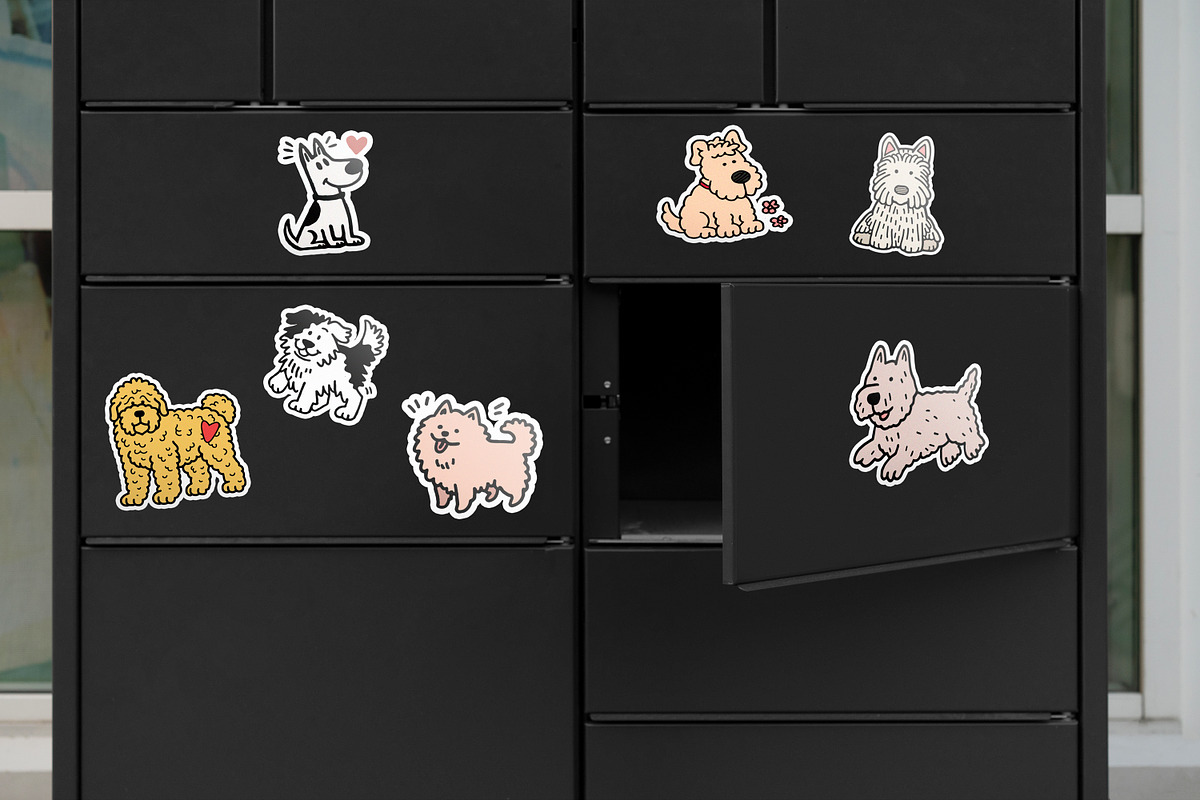 Cute Dog SVG Bundle (30 Designs), an Animal Illustration by Heather Green Designs (Photo 4 of 5)