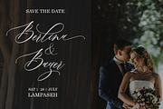 Angela Brittany, a Script Font by Amarlettering (Thumbnail 2 of 6)