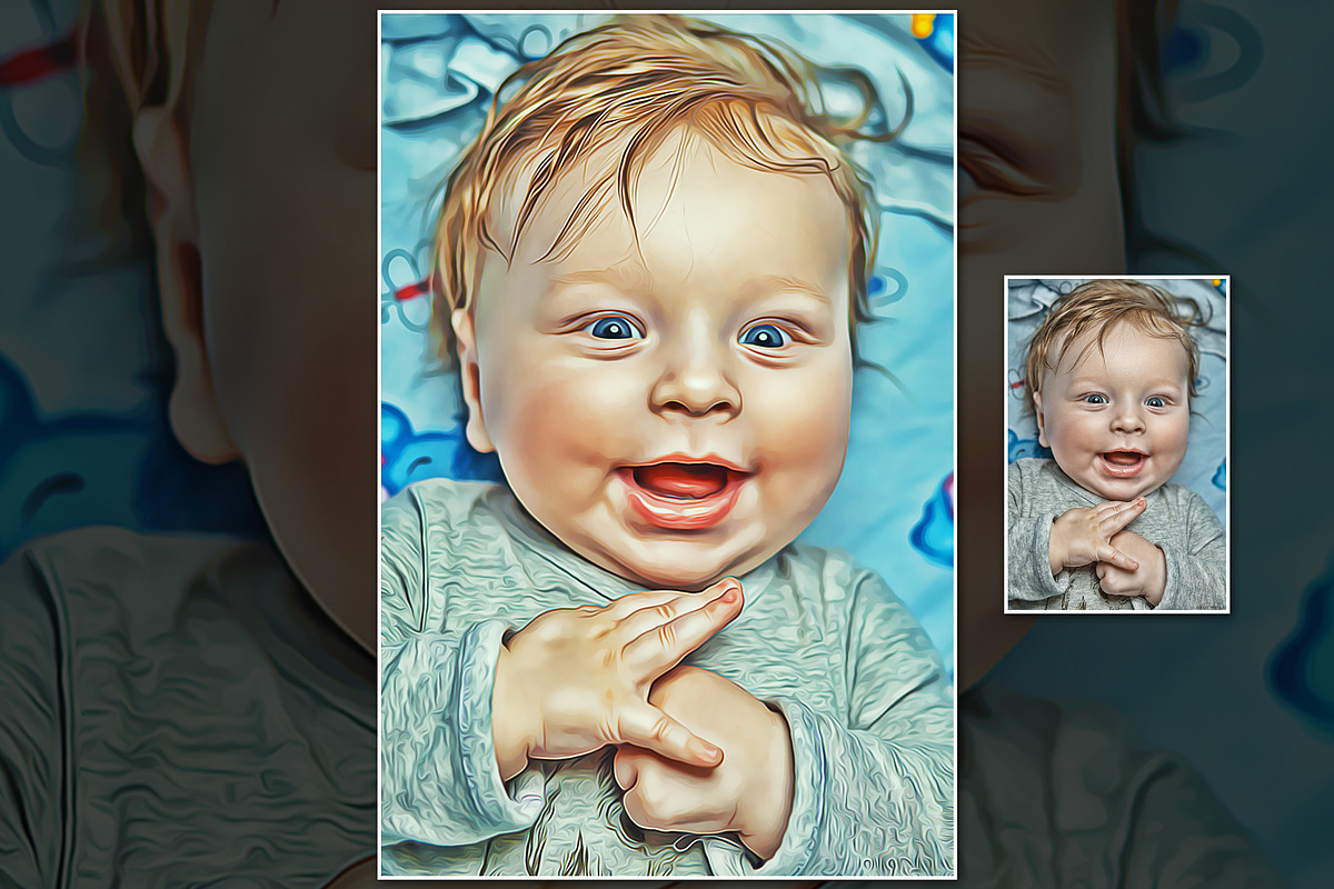 Realistic Oil Painting, an Action Add-On by U_Design (Photo 9 of 11)
