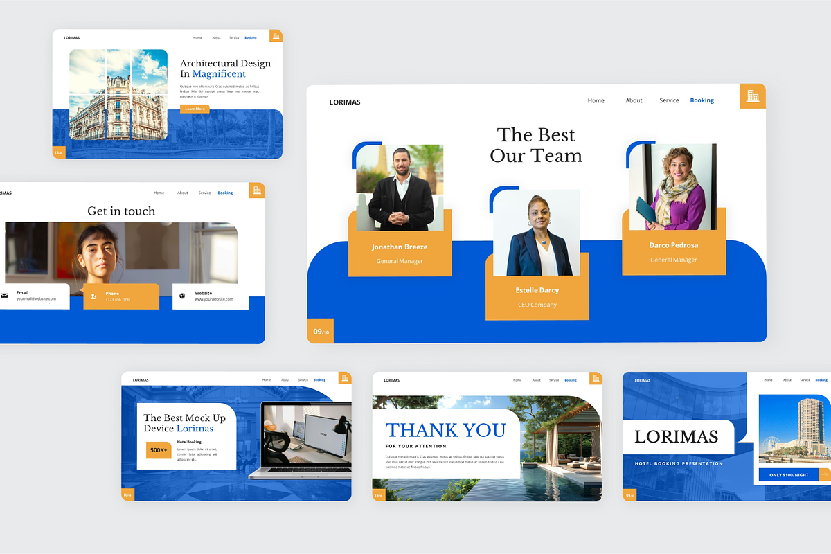 Lorimas - Hotel Booking Google Slide, a Presentation Template by SquidPixey (Photo 4 of 6)