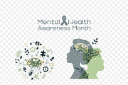 Mental Health theme, an Illustration by Stafeeva (Thumbnail 9 of 11)