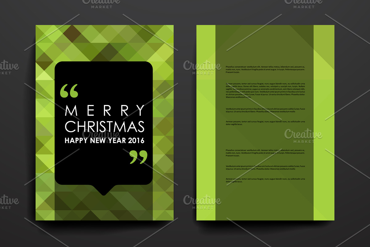 Merry Christmas Brochures, a Brochure Template by Palau (Photo 11 of 49)