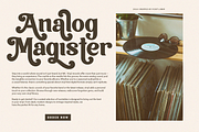 Night Melody - Stylish Retro Font, a Serif Font by Font Liner (Thumbnail 6 of 12)