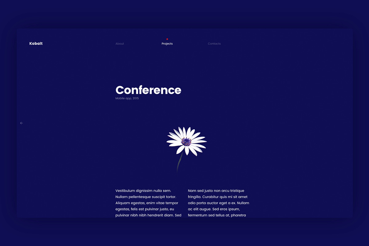 Kobalt Theme - Kirby CMS, a Templates & Theme by yordanoff (Photo 5 of 7)