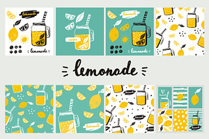 Hand Drawn Lemonade Prints