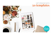 Canva Blog & Pinterest Templates, a Social Media Template by Andimaginary Creative Co. (Thumbnail 2 of 9)