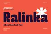Ralinka - Modern Display Sans Serif, a Sans Serif Font by TypeLogue (Thumbnail 1 of 5)