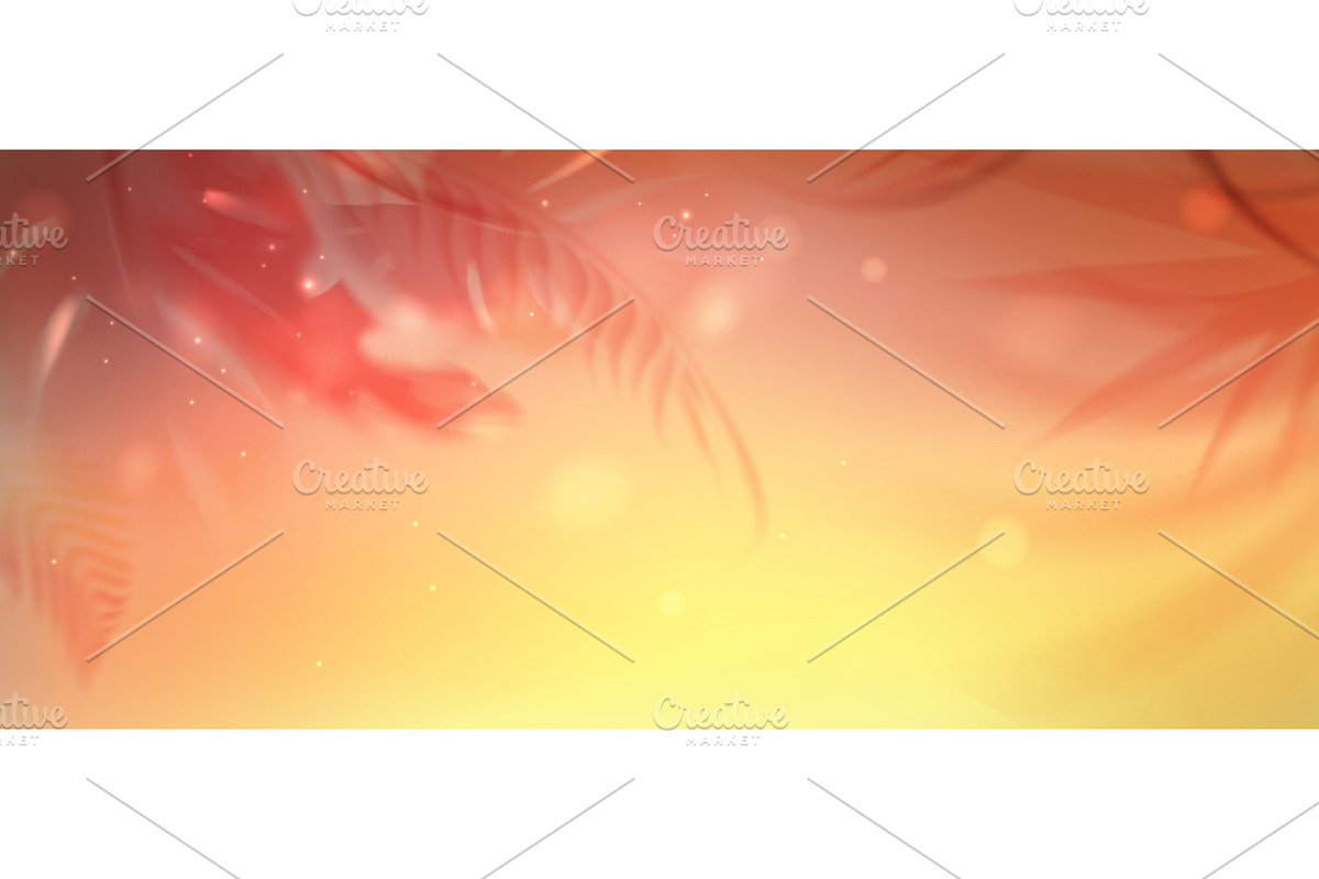 Tropical summer background with, an Object Illustration by art PVP - market