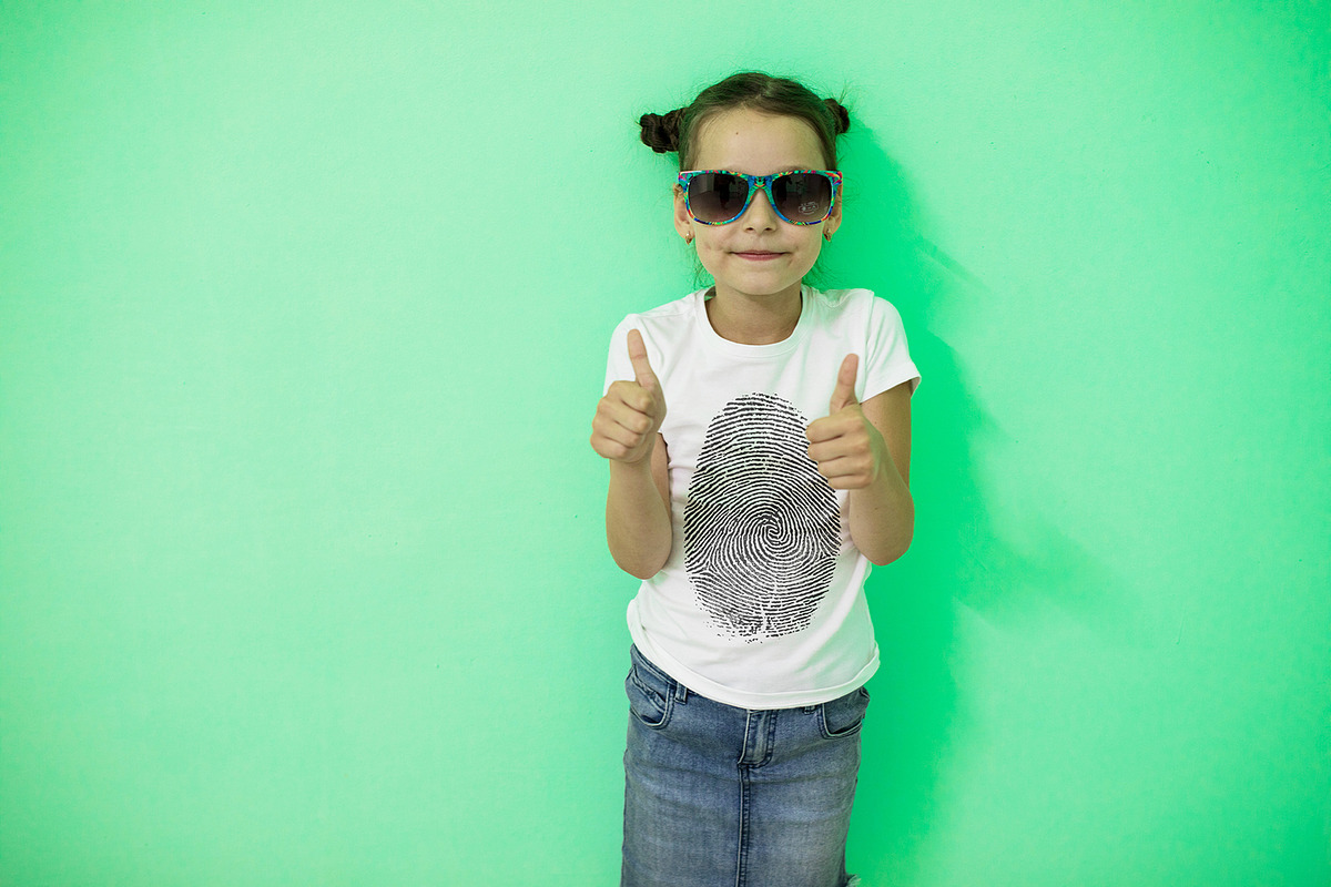 100 Kid's T-Shirt Mock-Up 2018 #22, a Shirt Mockup by Freeman Studio (Photo 69 of 107)