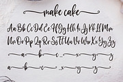 make cake, a Script Font by N (Thumbnail 9 of 10)
