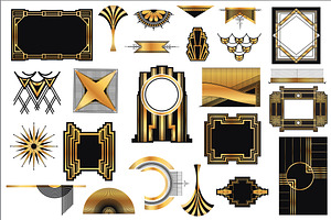 52 Art Deco Design Elements Vol.3