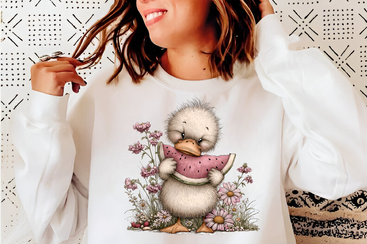 Summer duck clipart, an Illustration by SinaCreation (Photo 6 of 8)
