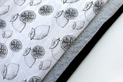 Lemon. Sketch and patterns, a Background Graphic by Canatic (Thumbnail 6 of 19)