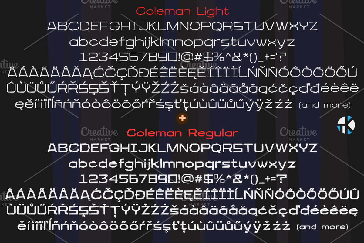 Coleman Font Family preview 2