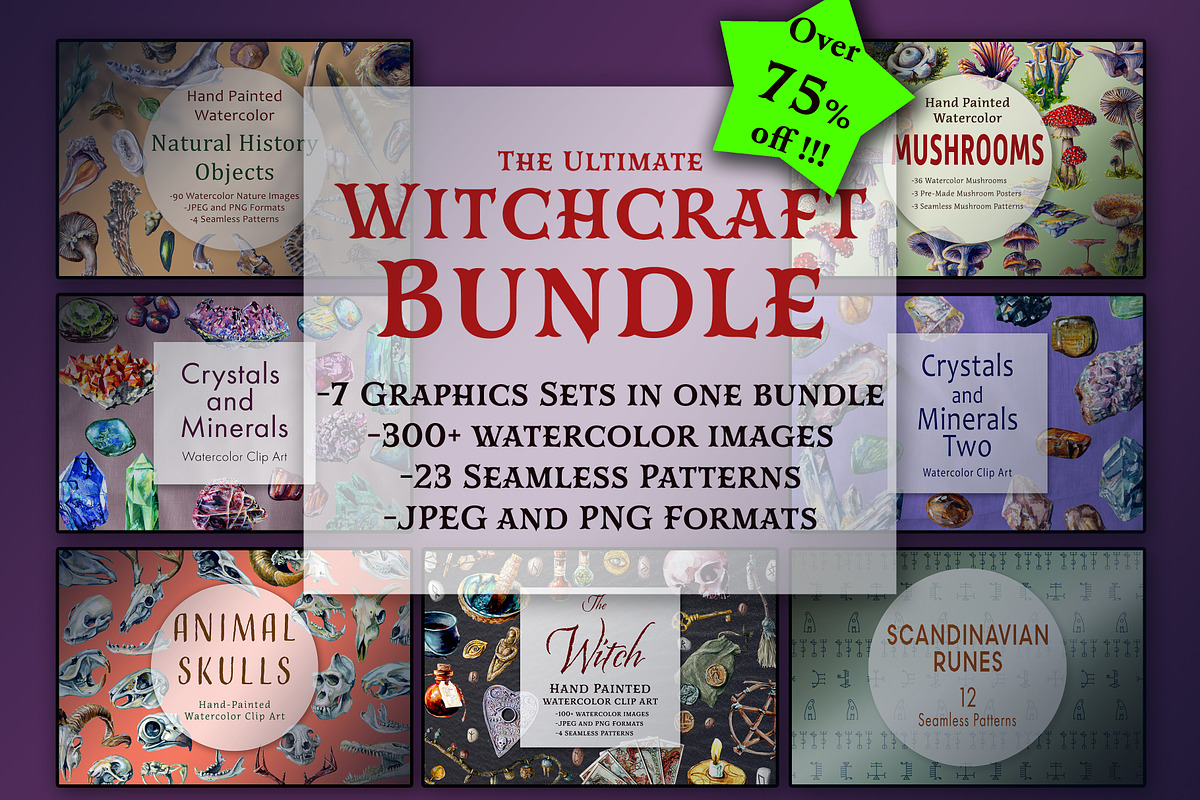 Ultimate Witchcraft Bundle!, an Animal Illustration by The Curio Cabinet (Photo 1 of 16)