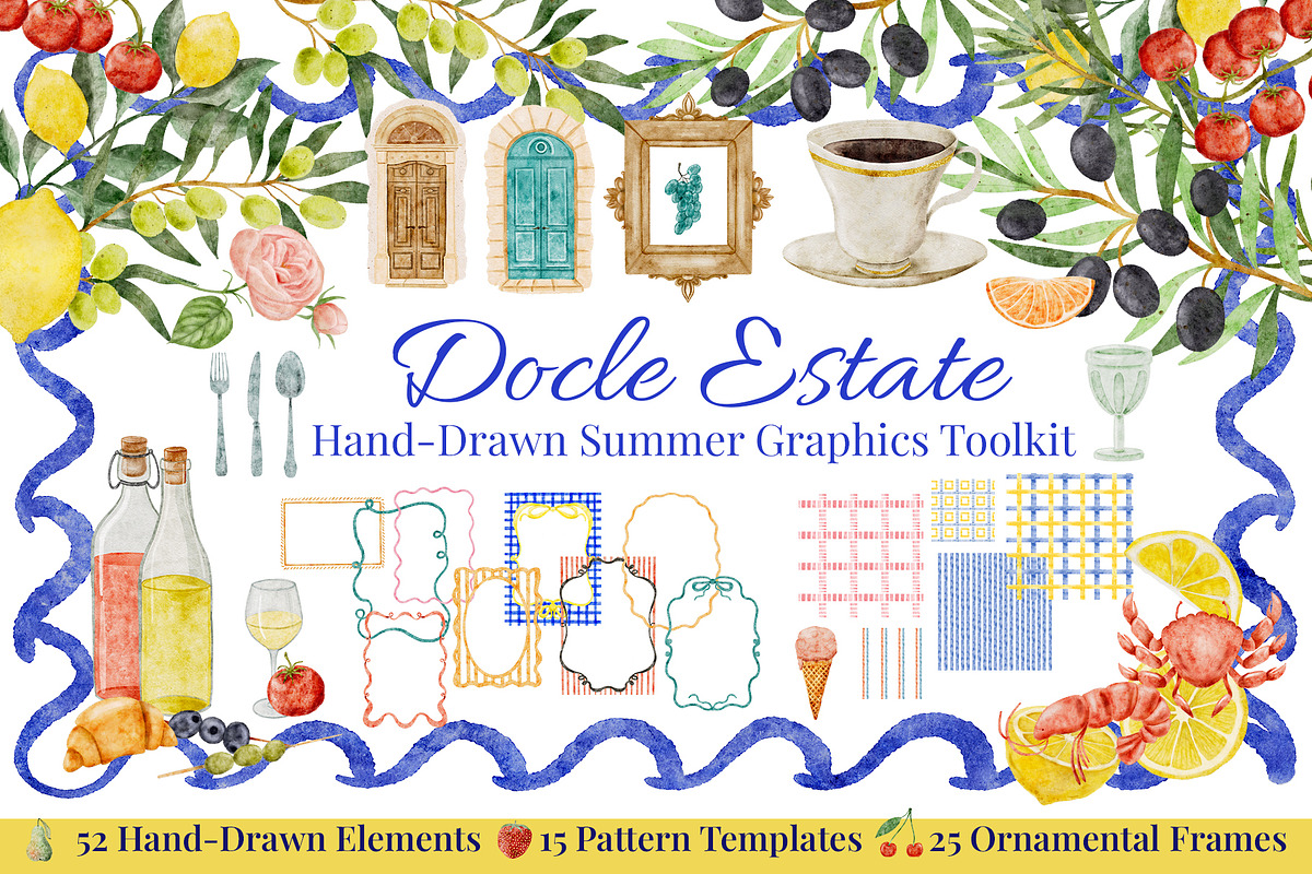 Dolce Estate – Graphic Builder Kit, an Object Graphic by Kattypainting (Photo 1 of 7)