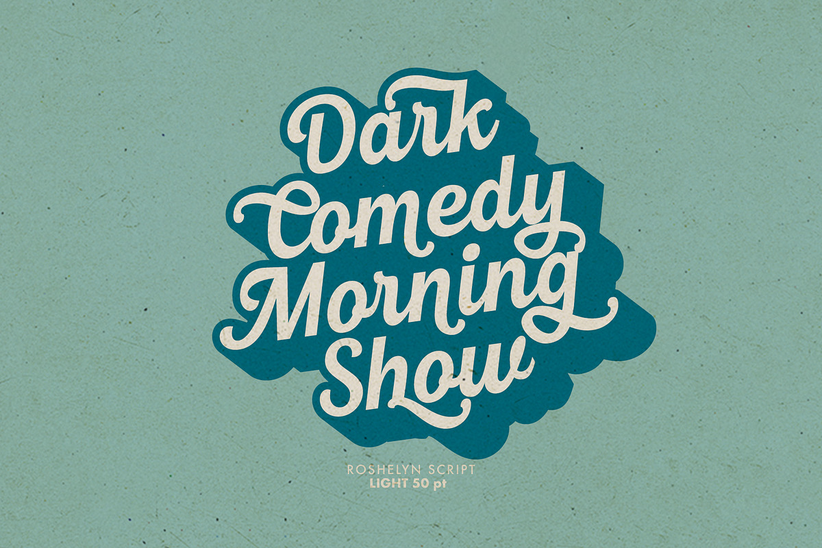 New Roshelyn Script - Font Family, a Script Font by Get Studio (Photo 16 of 23)
