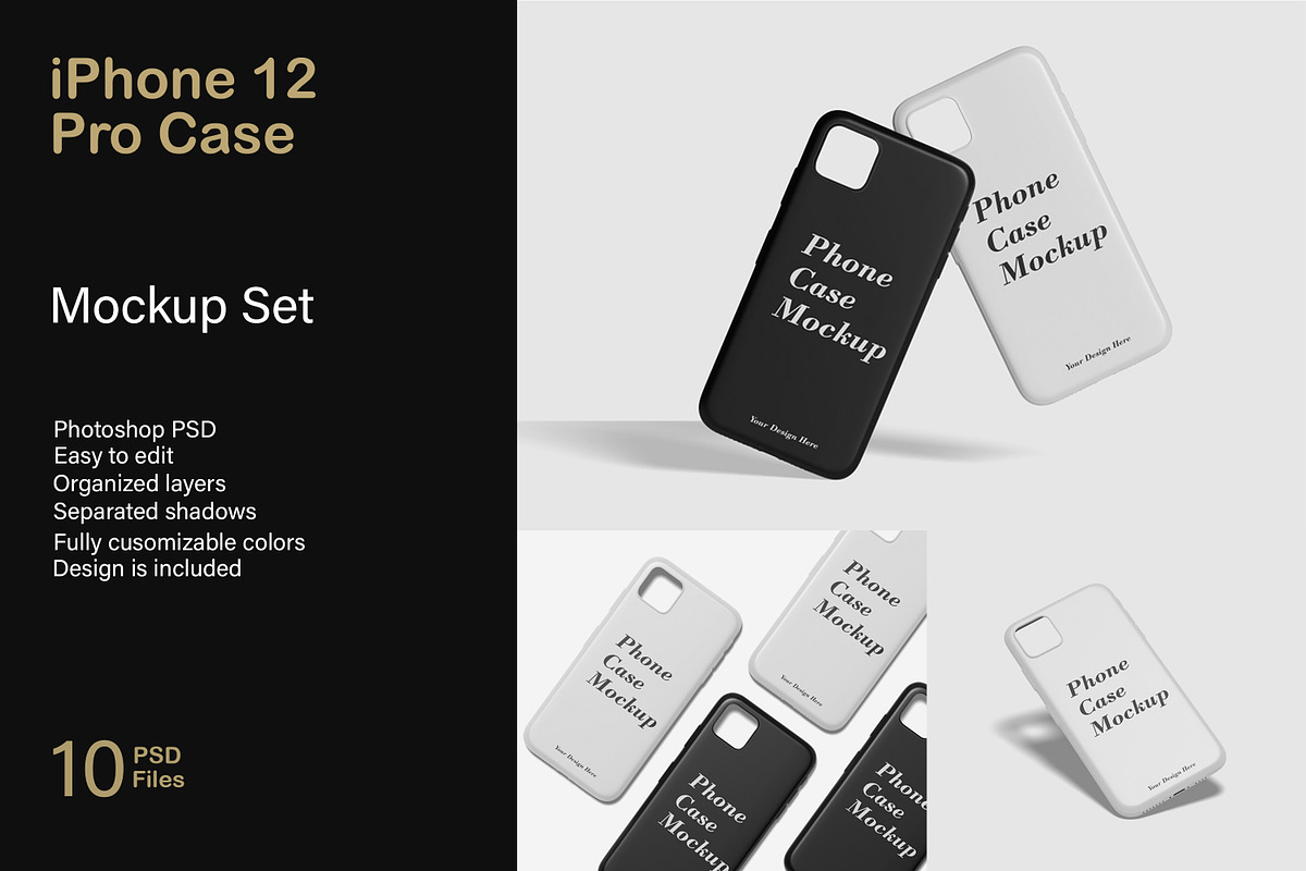 Phone Case Product Mockup, a Product Mockup by mahhyud (Photo 1 of 11)