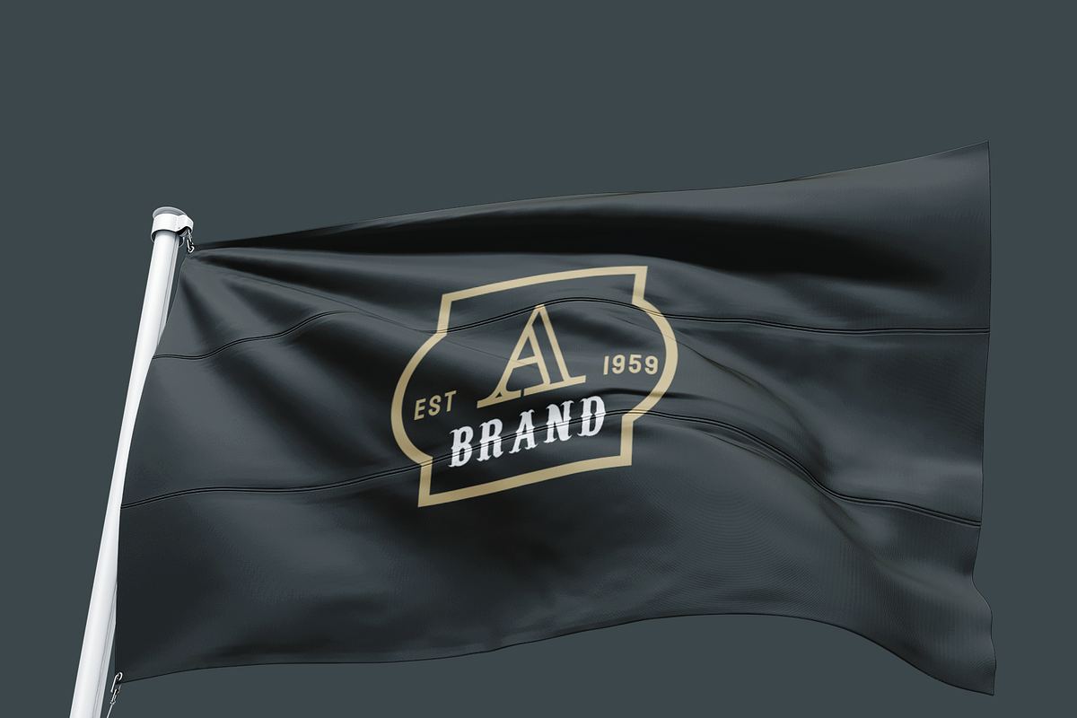A letter MINIMAL VINTAGE LOGOS, a Branding & Logo Template by Hamed Studio (Photo 6 of 7)