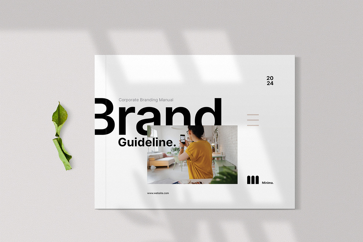 Minimal Brand Guideline, a Brochure Template by Studio Elevate (Photo 8 of 21)