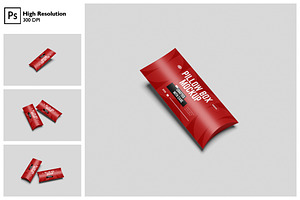 Pillow Box Packaging Mockup