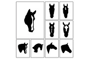 Horse Head SVG Bundle, an Animal Illustration by MilanaTT (Thumbnail 1 of 7)