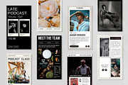 TARA TALK | Podcast Kit Stories, a Social Media Template by Analogi Studio (Thumbnail 2 of 9)