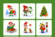 60 Christmas Flat Illustrations, a Decorative Illustration by Brickclay (Thumbnail 11 of 11)