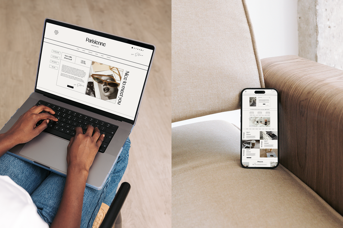 Wix Website Template Small Business, a Wix Template by Branding Babe Co. (Photo 10 of 10)