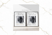 Funeral Welcome Sign B&W Canva FR002, a Poster Template by TyphoonStudio (Thumbnail 7 of 8)