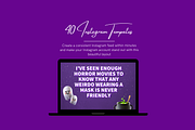 Halloween Social Media Template, a Social Media Template by Meoww_Design (Thumbnail 2 of 6)