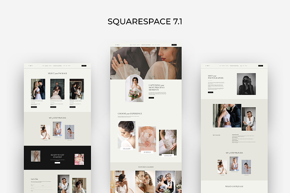 PLR Wedding Squarespace 7.1 Template preview 8
