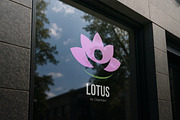 Lotus Flower Logo Template, a Branding & Logo Template by Claymoon Lab (Thumbnail 1 of 3)