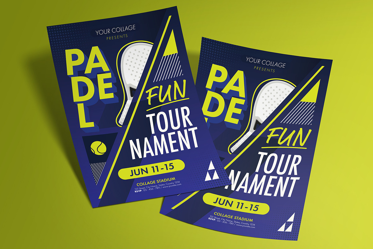 Padel Tournament Flyer, a Flyer Template by Aarley Kaiven (Photo 2 of 2)